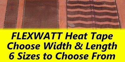 Flex Watt Heat Tape | Reptile Pet Terrarium Cage Egg Incubator Heater Warmer