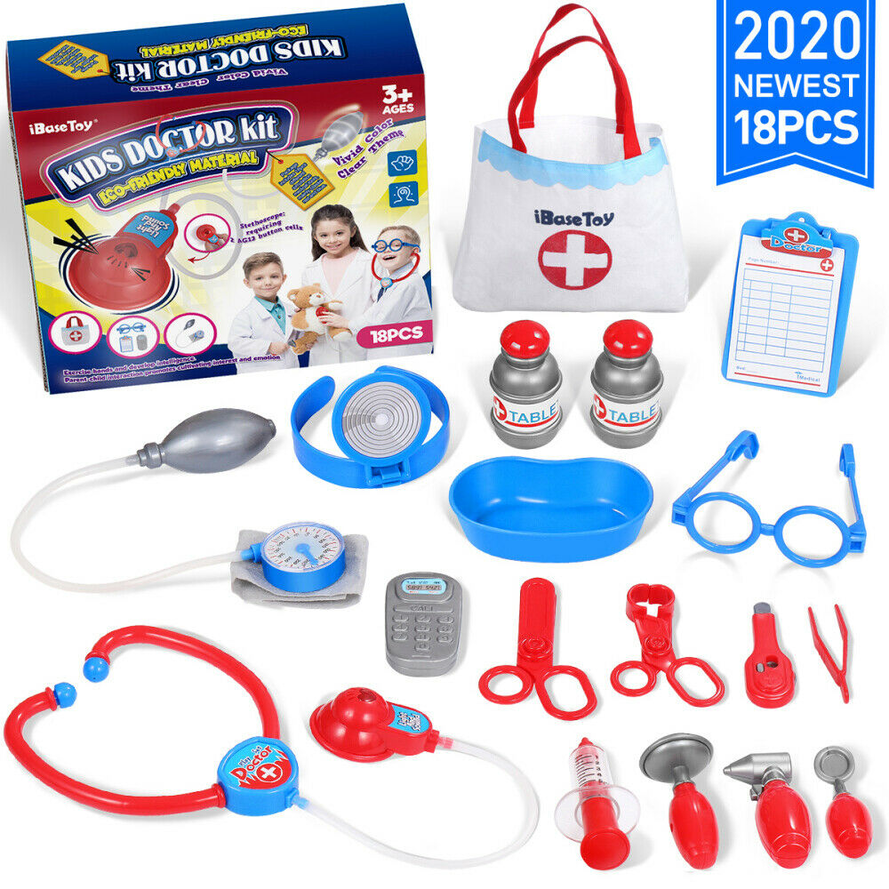 18pcs Kids Role Play Pretend Doctor Nursing Tools Set Educational Learning Toys