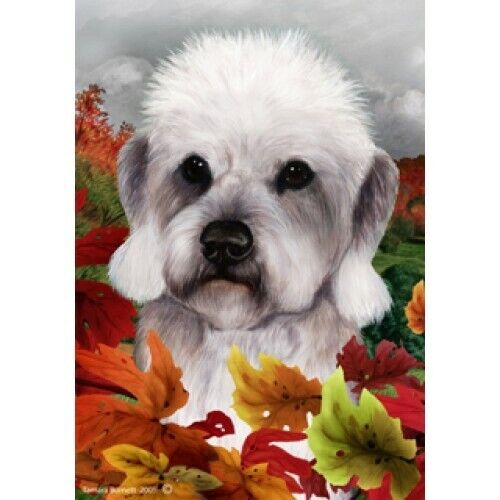 Fall Garden Flag - Pepper Dandie Dinmont Terrier 132111