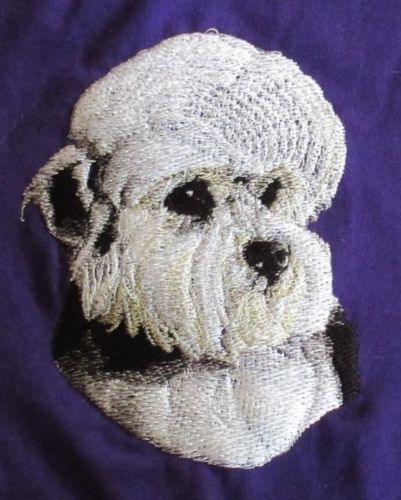 Embroidered Ladies T-shirt - Dandie Dinmont Terrier Bt3513 Sizes S - Xxl