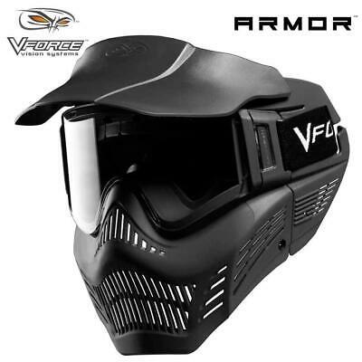V-force Armor Field Vision Anti-fog Paintball Mask - Black