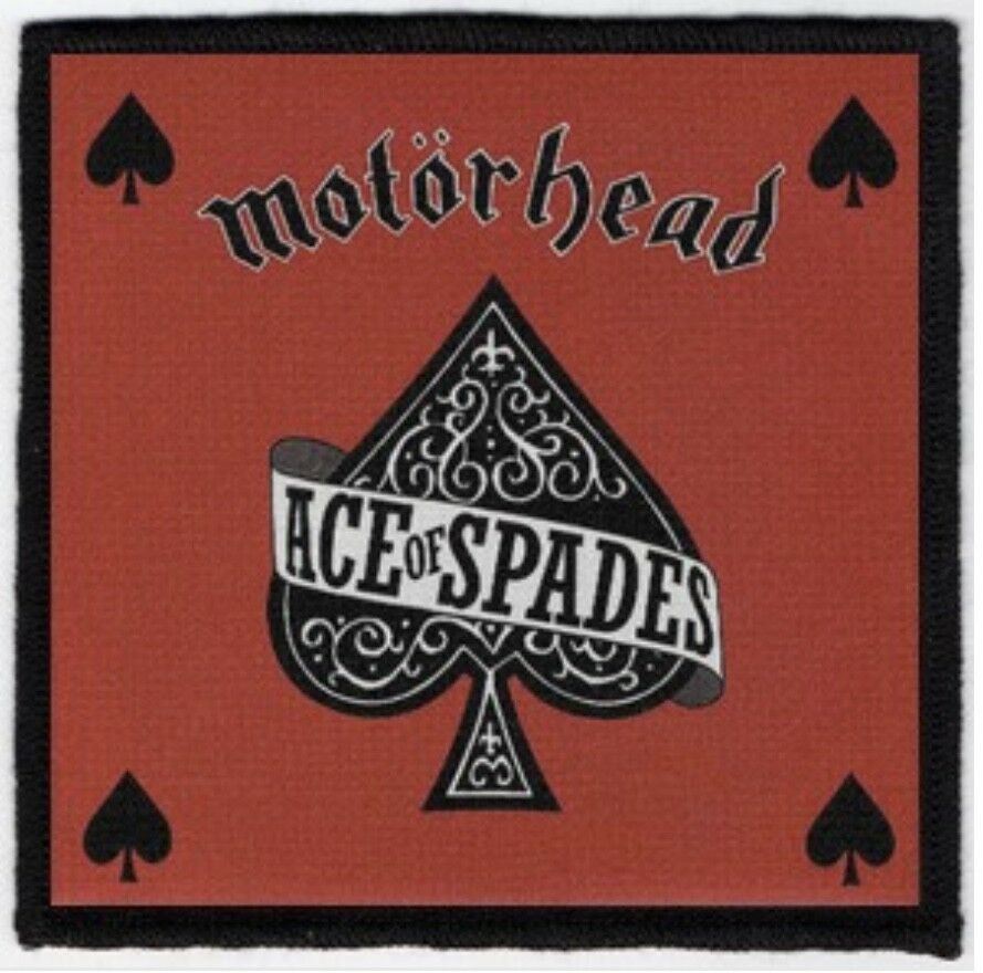 Motorhead Ace Of Spades Printed Patch M078p Metallica King Diamond