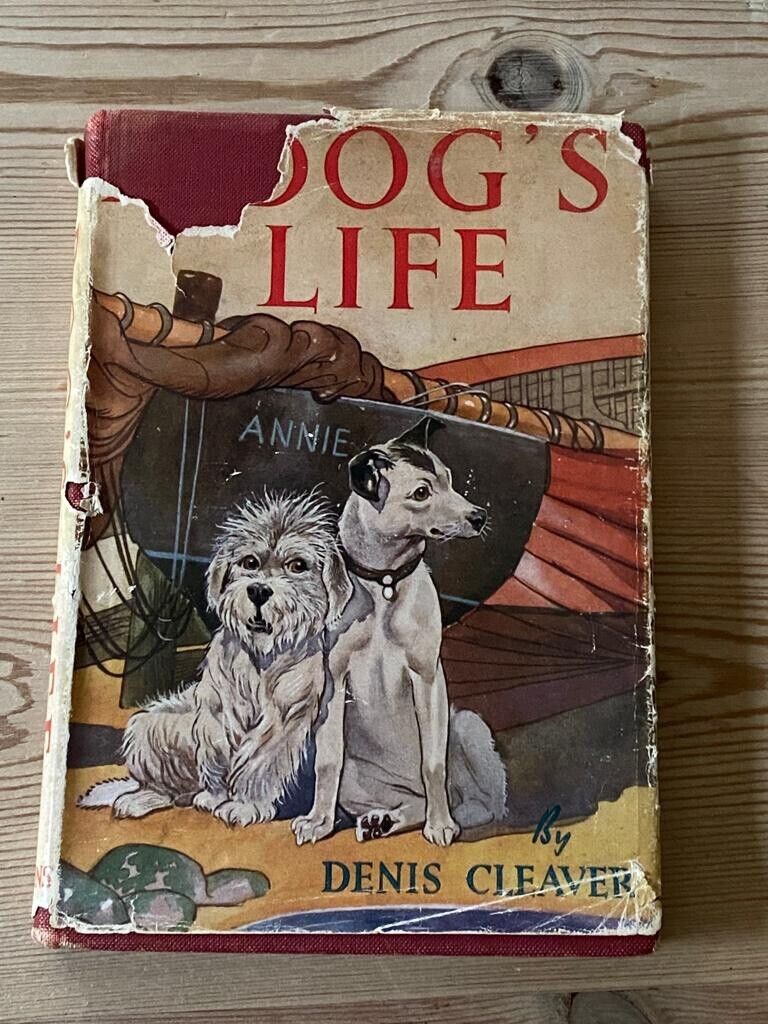 Rare Dandie Dinmont Terrier Dog Story Book "a Dog's Life" 1st 1949 By Cleaver