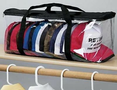 15-20 Baseball Cap Hat Case Storage Organizer Protector Storing Hats Bag Room
