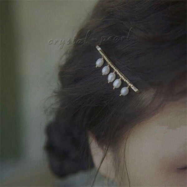 Antique Style Pearl Hairpin Real Pearl Hair Accessories  Hanfu Headdress Tassel