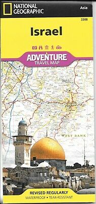 Map Of Israel, National Geographic Adventure Maps