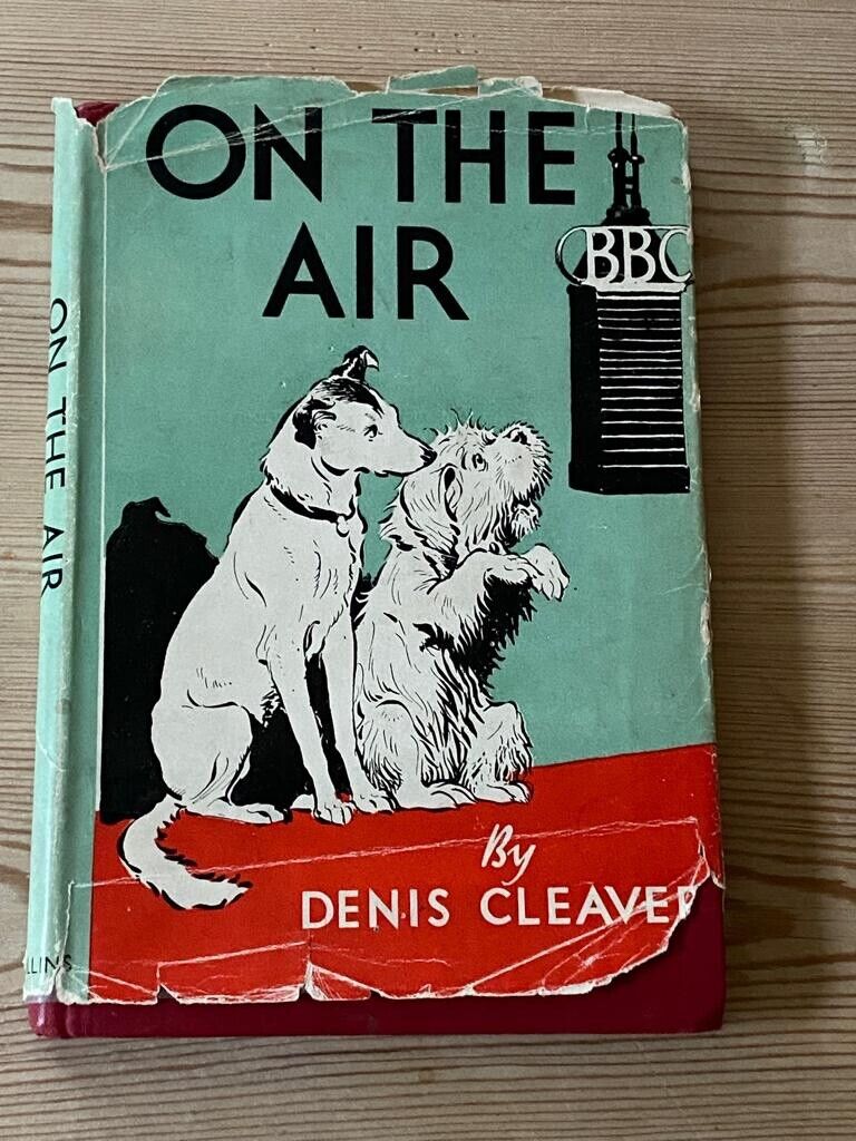 Rare Dandie Dinmont Terrier Dog Story Book "on The Air" 1st 1947 By Cleaver D/w