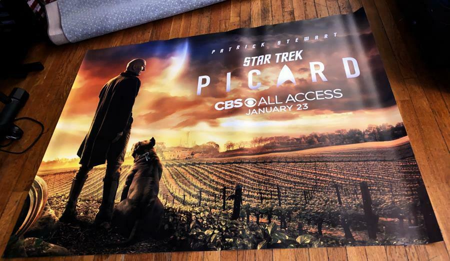 Star Trek Picard Cbs Tv 5ft Subway Poster #2 2019 Captain Picard Patrick Stewart