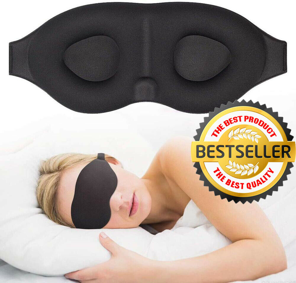 3d Sleep Mask For Men & Women Eye Mask For Sleeping Blindfold Travel Accessories
