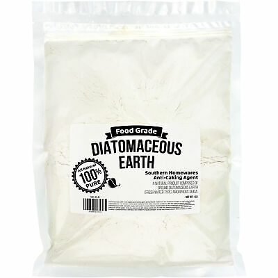 Diatomaceous Earth Food Grade Anti-caking Agent Fresh Water Type 1lb Zipper Bag